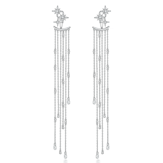 Long Jacket Earrings Polar Star