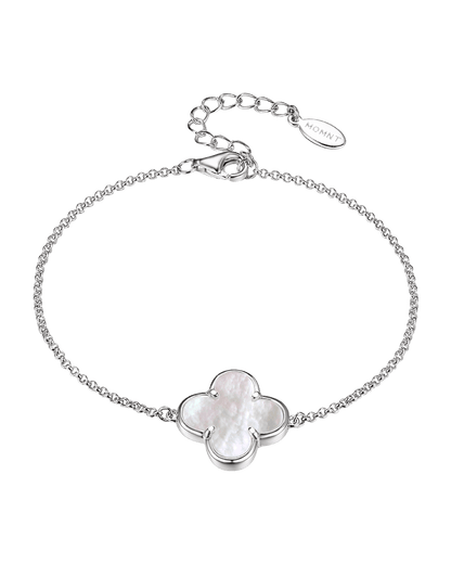 Clover Bracelet with Mother of Pearl