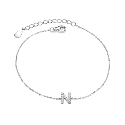 Bracelet with letter N