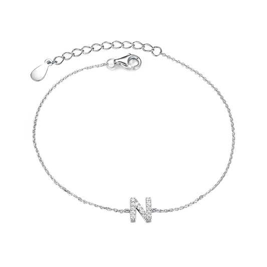 Bracelet with letter N