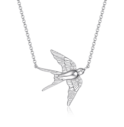 Necklace pendant Swallow