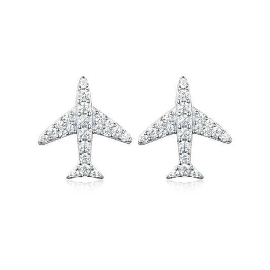 Earrings Plane with stones