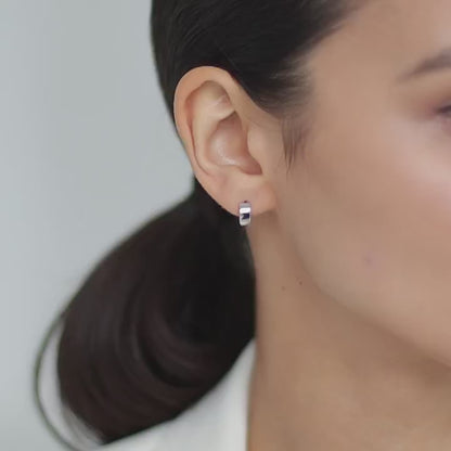 Thickened Huggies Earrings 9mm