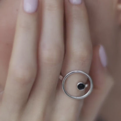 Ring Echo with onyx