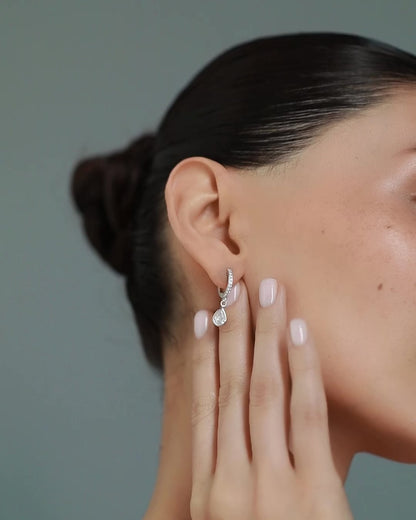 Earrings Rain drops