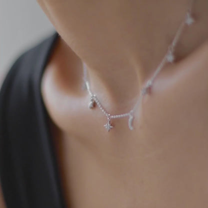 Necklace Celestial bodies 40 cm