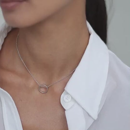 Necklace Circle without stones 40 cm