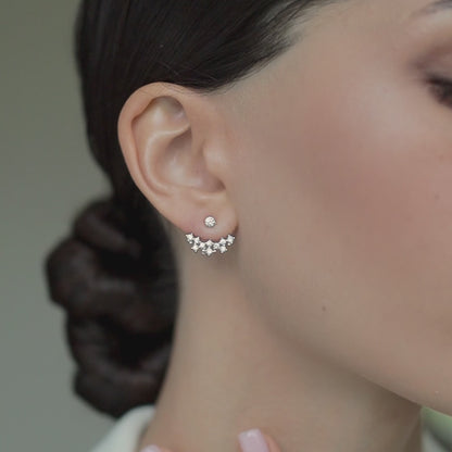Earrings-jackets Veil