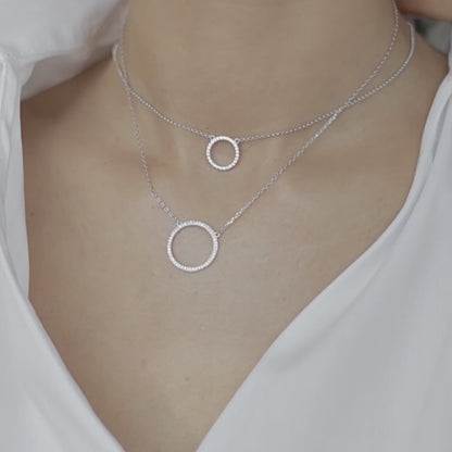Necklace Circle 15 mm (40 cm)