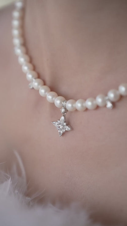 Pearl Choker Star Queen