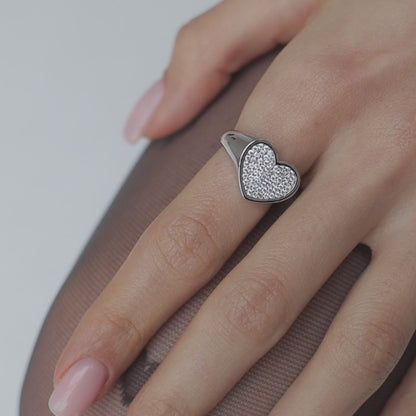 Signet ring You smell like love