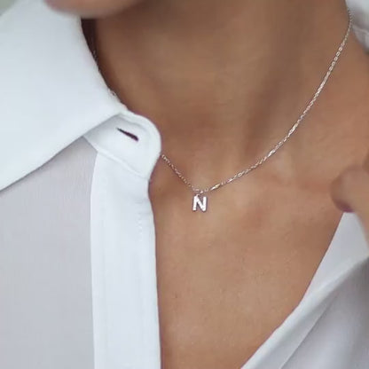 Necklace with letter N