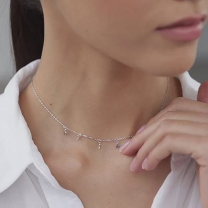 Necklace Seven stars 33 cm