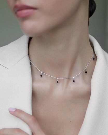 Choker with onyx