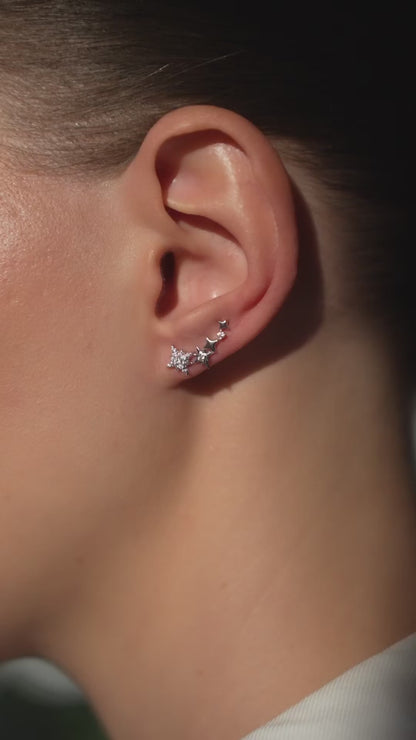 Earcuffs Polar stars