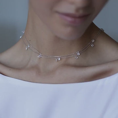 Necklace-sautoir Dewdrops