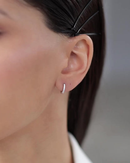 Haggis earring 12 mm with stones