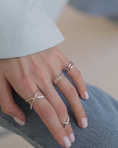 Ring X at the base of the finger