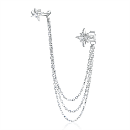 Earrings: Polar Star Ear Cuff