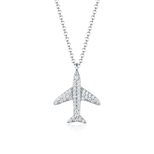 Necklace Plane with stones