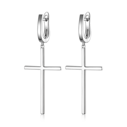 Large Crosses earrings without stones