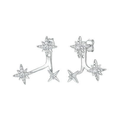 Earrings: Polar Star Jacket Earrings