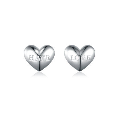 Earrings Love and Hate